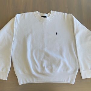 Vintage Polo Ralph Lauren crew neck sweater white